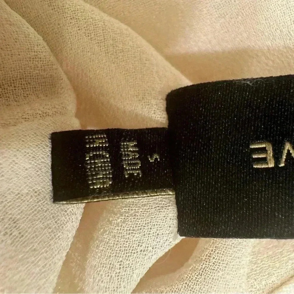 House of Harlow 1960 Revolve Faya blouse in ivory long sleeves size Small - Picture 5 of 11